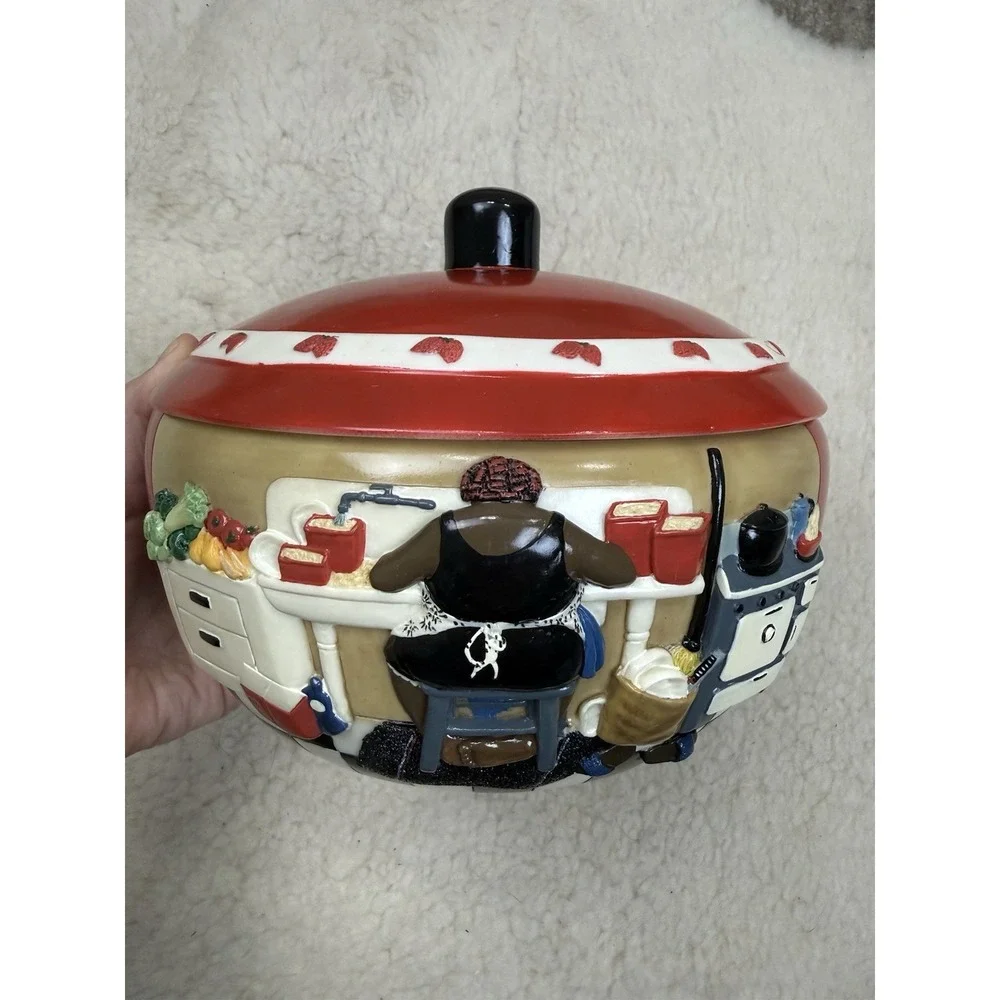Sass 'N Class Annie Lee Sixty Pounds Cookie Jar Americana Collectible 2002 Decor